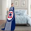 C-Cruz Azul F-Fútbol Club Football Blanket Blanket for Couch Sofa Travel Home Hiking Picni Bed Beding Flannel Blanket gift