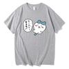 Cute Chiikawa T Shirt Unisex /Women Harajuku Aesthetic Graphic Kawaii Tshirt Unisex Anime Cartoon Oversize Cotton Tees Shirts Korea