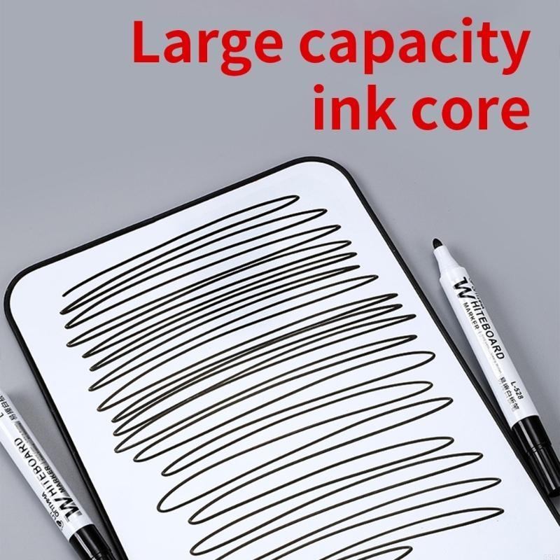 10 шт. Стираемый маркер для белой доски, толщина линии 2,0 мм, чернила на водной основе, быстросохнущий маркер для белой доски для календаря, холодильника