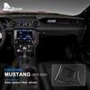 Sticker For Ford Mustang 2015-2022 Real Carbon Fiber Car Dashboard Cover Instrument Panel Interior Trim Auto RHD LHD