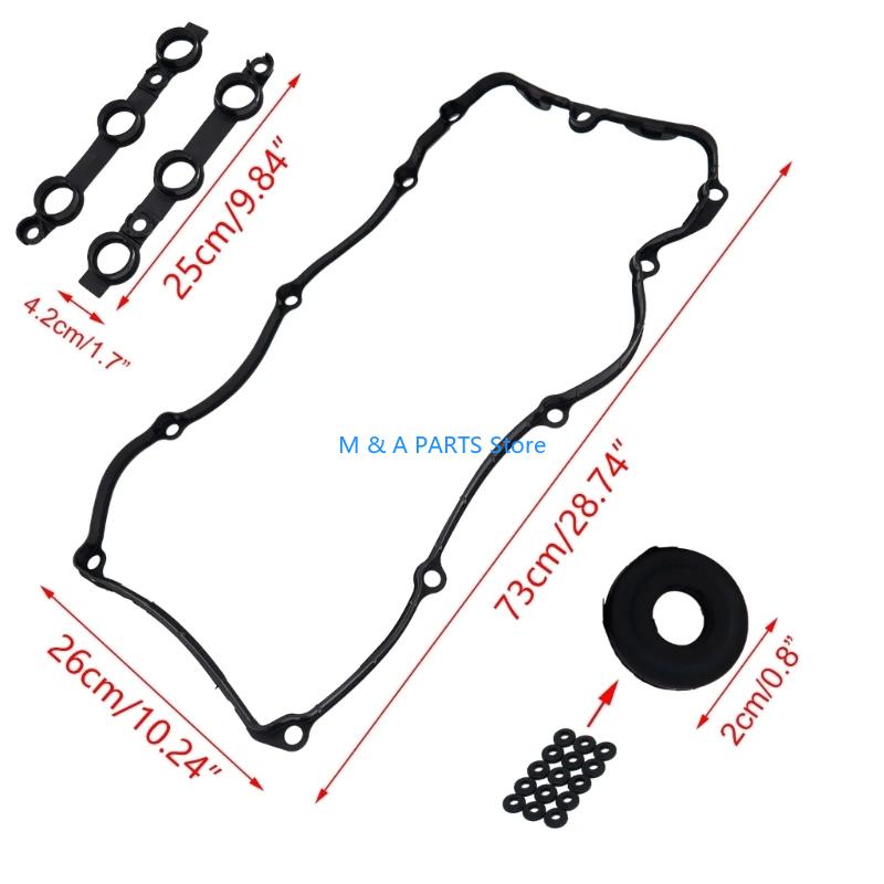U1JF For E36 E38 E53 E60 E83 Engine Valves Cover Gasket Seal 11120030496 11121437395