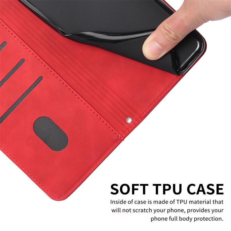 Leather Flip Casing For Redmi Note 13R 13 13C 12C 12 12R Turbo 3 4g 5g Wallet Flip Soft Cover Stand Card Slots Case