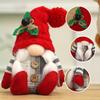 High-end Knitted Christmas Gnome Plush Ornament with Pointed Hat