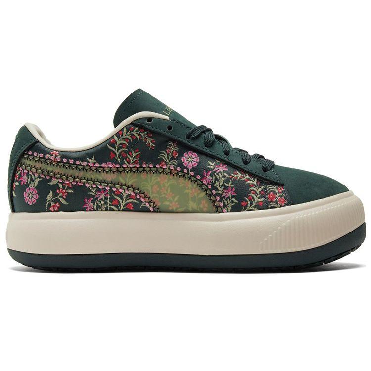 Puma Кроссовки Liberty of London x Suede Mayu Floral Women Green Green-Gables Olivine 382191-01