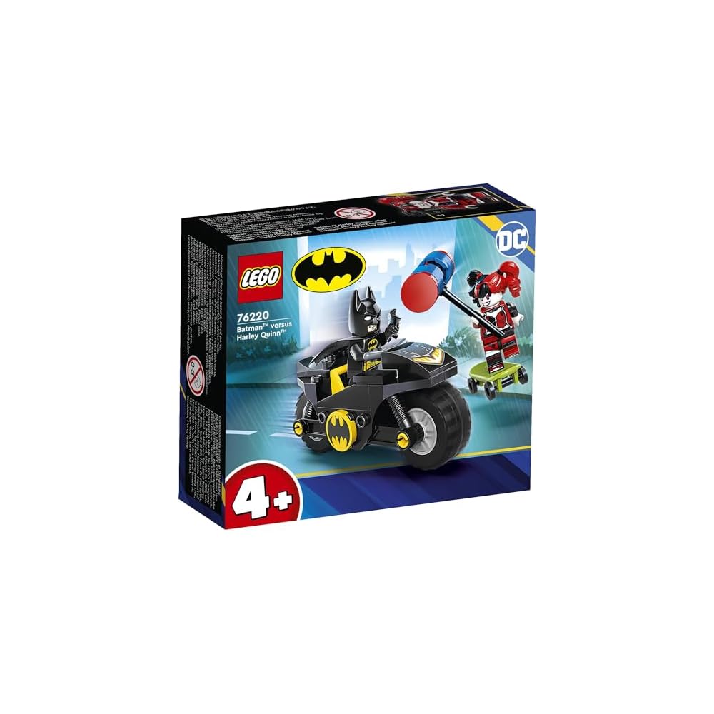 LEGO Super Heroes Batman vs Harley Quinn Building Blocks Toy for Ages 4 and Up