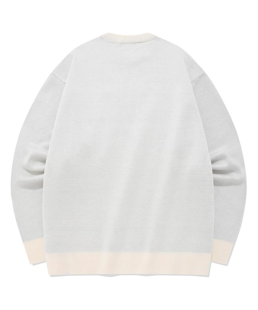 COVERNAT Clover Crewneck Knit Ivory