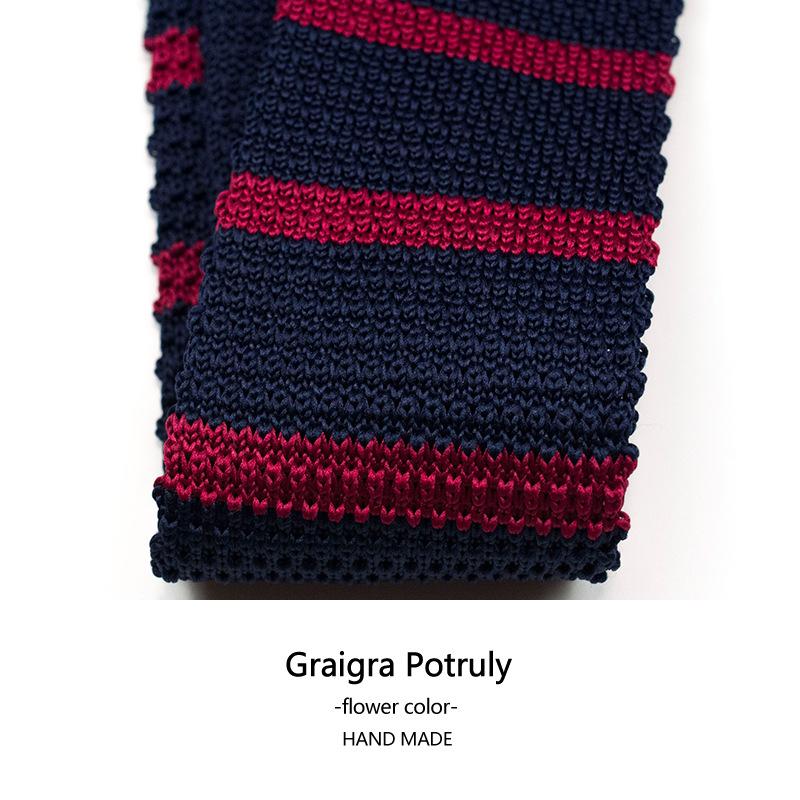 Темно-зеленый маленький галстук 5 см узкий вариант кофейного цвета ретро полосатый британский японский прилив плоский вязаный галстук