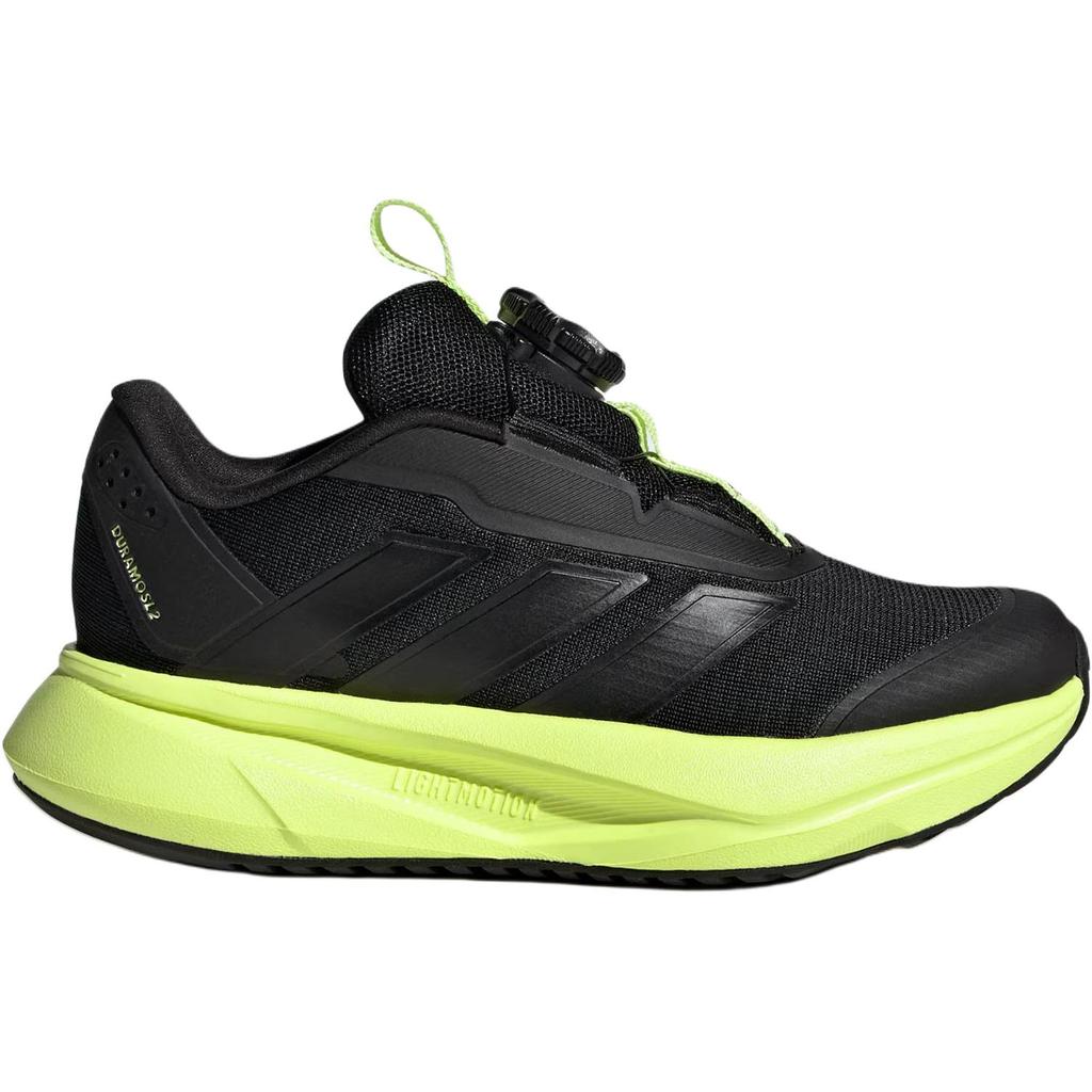 adidas Duramo Sl 2.0 Классические Удобные Амортизирующие Низкие Детские Кроссовки для Бега Детские Кроссовки для Бега Черно-желтые HP3592