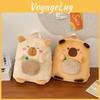 Stuffed Animal Capybara Schoolbags Backpack Spacious Storage Bag Kids Gifts