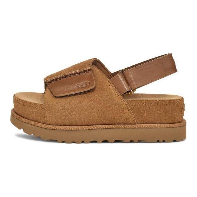 UGG Женские босоножки Goldenstar Hi Slingback Каштановые 1152652-CHE
