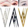 1Pcs Stainless Steel Eyebrow Ruler, Eyebrow Measure Tool Golden Ratio Calipers Microblading Permanent Makeup Eyebrows Accessories