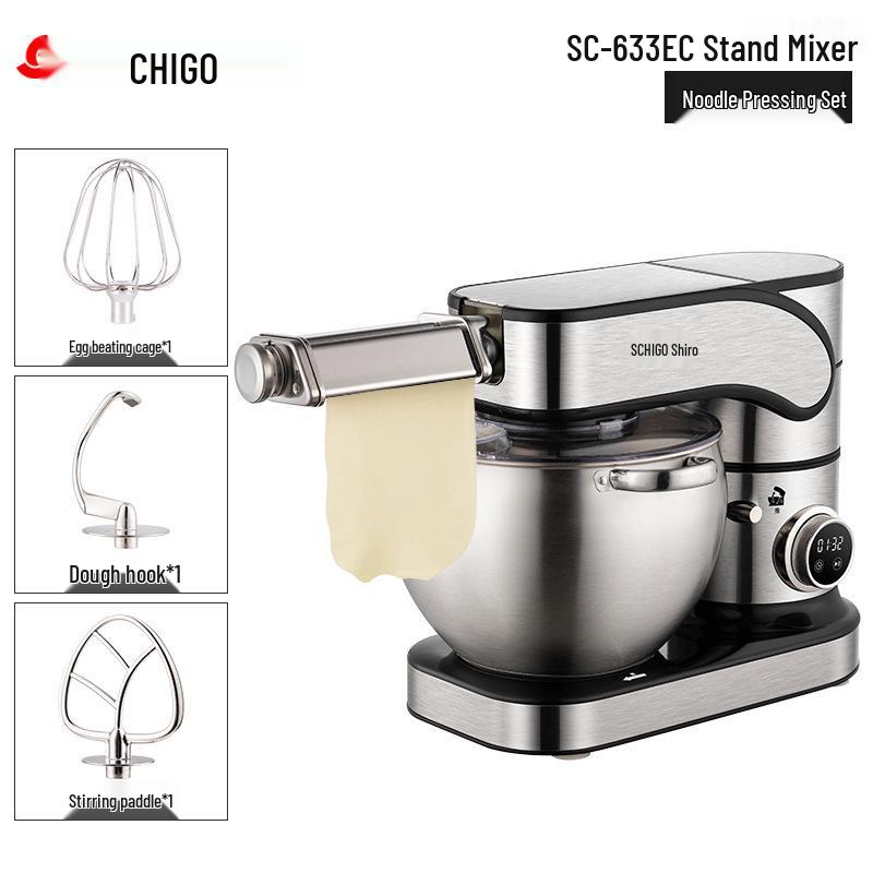 10L Multifunctional Chef Machine: Dough Mixer, Stand Mixer & Egg Beater for Home & Commercial Use