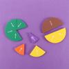 Math Teaching Toy Fraction Educational Montessori Educational Fraction Instrument Demonstrator