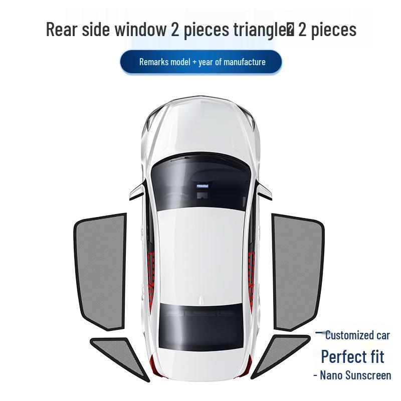 AION V T-Rex Car Window Magnetic Sunshade: UV Protection, Heat Insulation, Side Window Mesh
