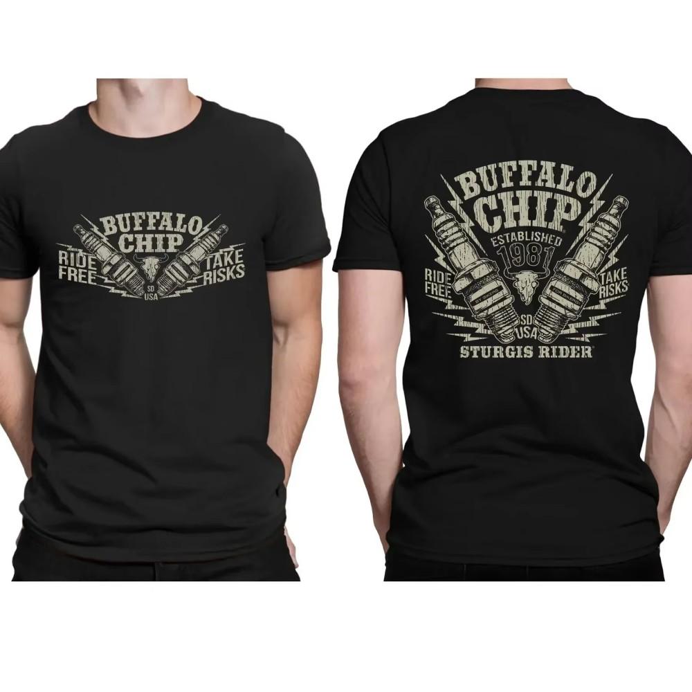 New Men's Fashionable Summer Horror Skull Print Comfortable and Breathable Round Neck Thsirt Outdoor Casual Party Top