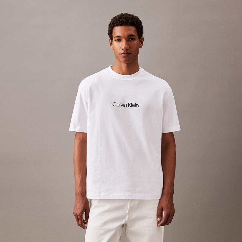 CALVIN KLEIN T Shirt Men's White (Unisex) T-Shirts 40HM228 24S YAA