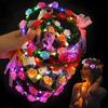 Simulated Roses Light-emitting LED Garland