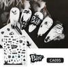 1 Sheet Halloween Series Nail Sticker Pumpkin Lantern Skeleton Spider Vampire Decals For Nail Art DIY Decoration Tools