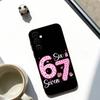 S-Six S-Seven 67 SS Phone Case For Samsung Galaxy A73,A72,A71,A70,A53,A52,A51,Soft Silicone Black Cover
