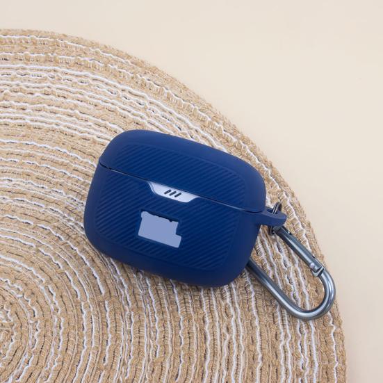 Силиконовый защитный чехол для наушников, пыленепроницаемый, водонепроницаемый, однотонный, с подвесной пряжкой, чехол для беспроводных наушников JBL TUNE BUDS