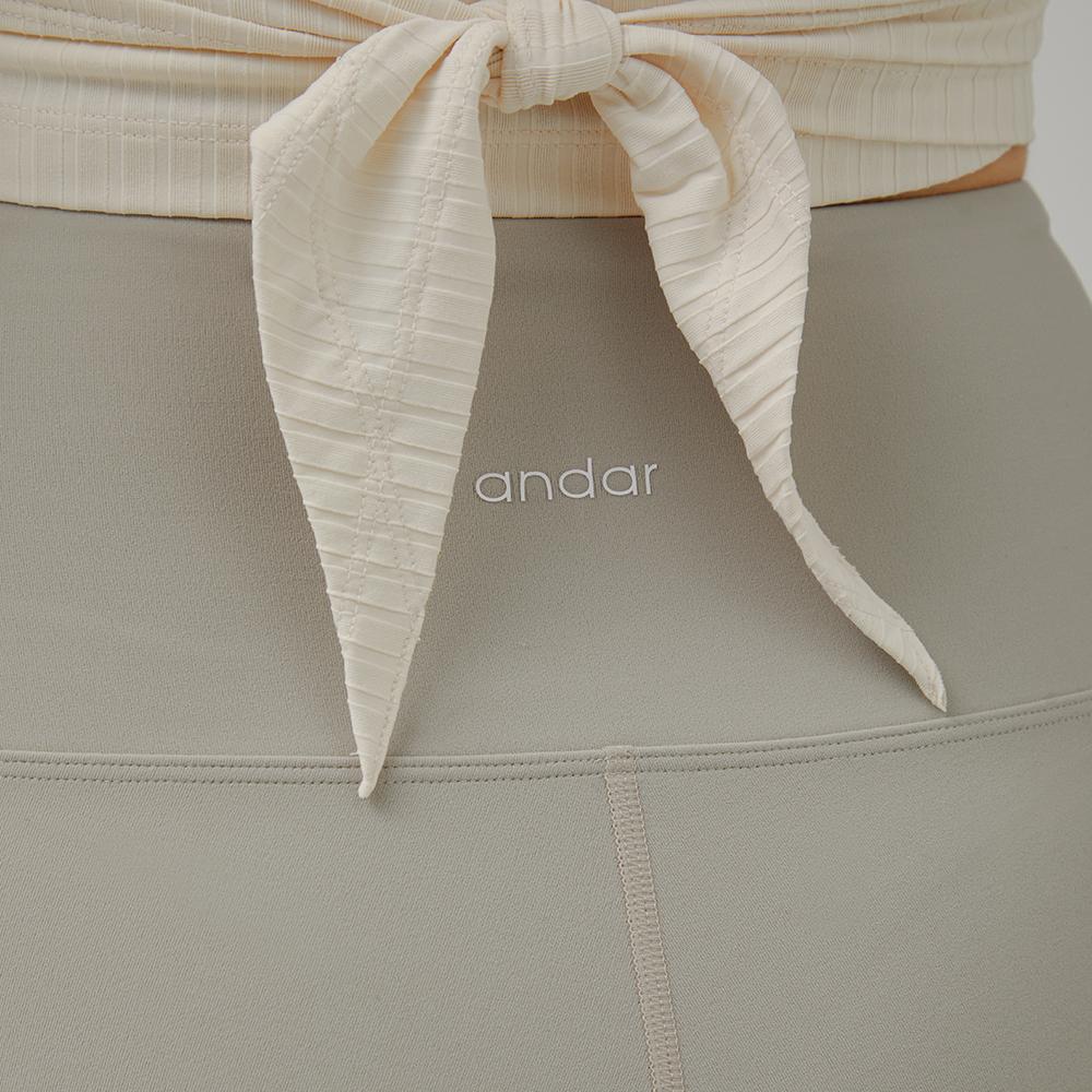 ANDAR Air Cooling Front Slit Bootcut Leggings (Type A)