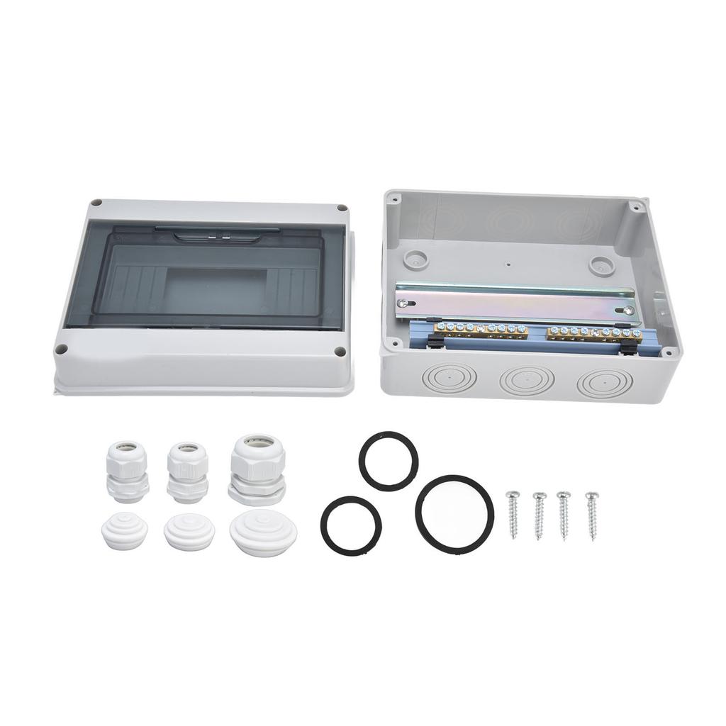 Водонепроницаемая распределительная коробка IP65 8-позиционная уличная электрическая соединительная коробка для автоматического выключателя