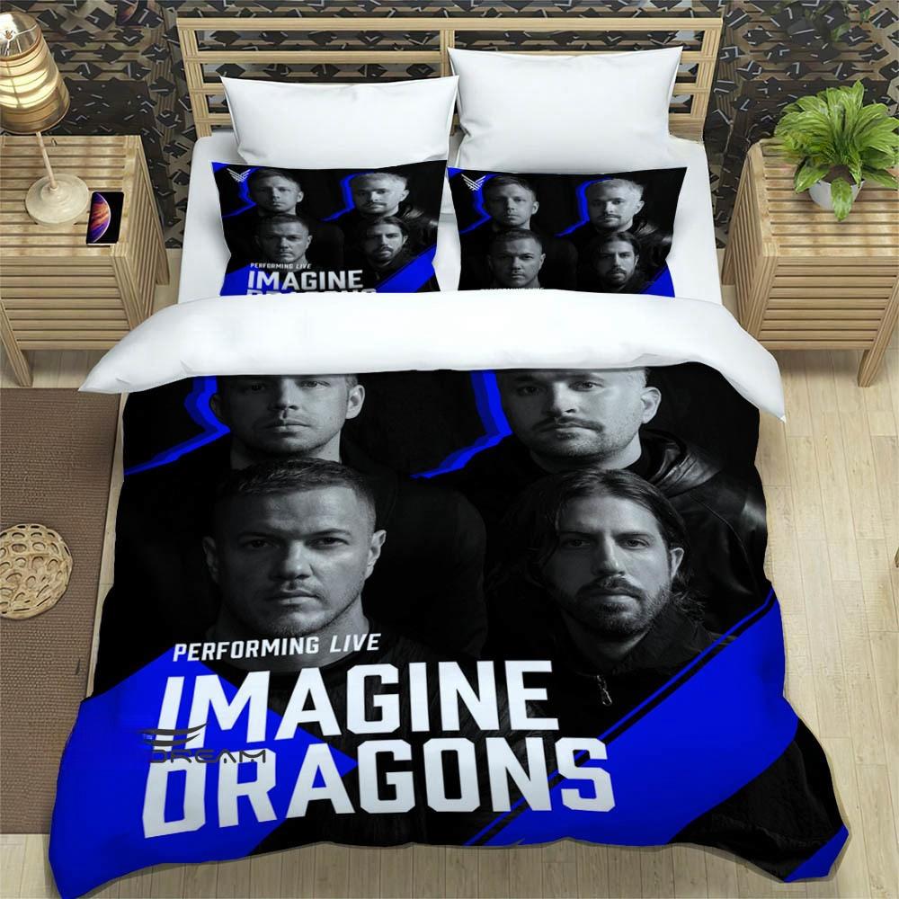 Комплекты постельного белья с изображением рок-группы Imagine Dragons, изысканный комплект постельного белья, пододеяльник, комплект постельного белья, роскошный подарок на день рождения