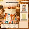 Reusable Beeswax Bread Bags Beeswax Coated Food Storage Bags Sourdough Bread Bags  Cheese Storage
