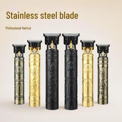 Электрическая машинка для стрижки волос T9 Cross-Border для лысых и жирных голов с бритвой Carving