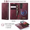 For Samsung Galaxy A35 5G/Galaxy A55 5G Magnetic Case RFID Blocking Detachable Wallet Leather Phone Cover