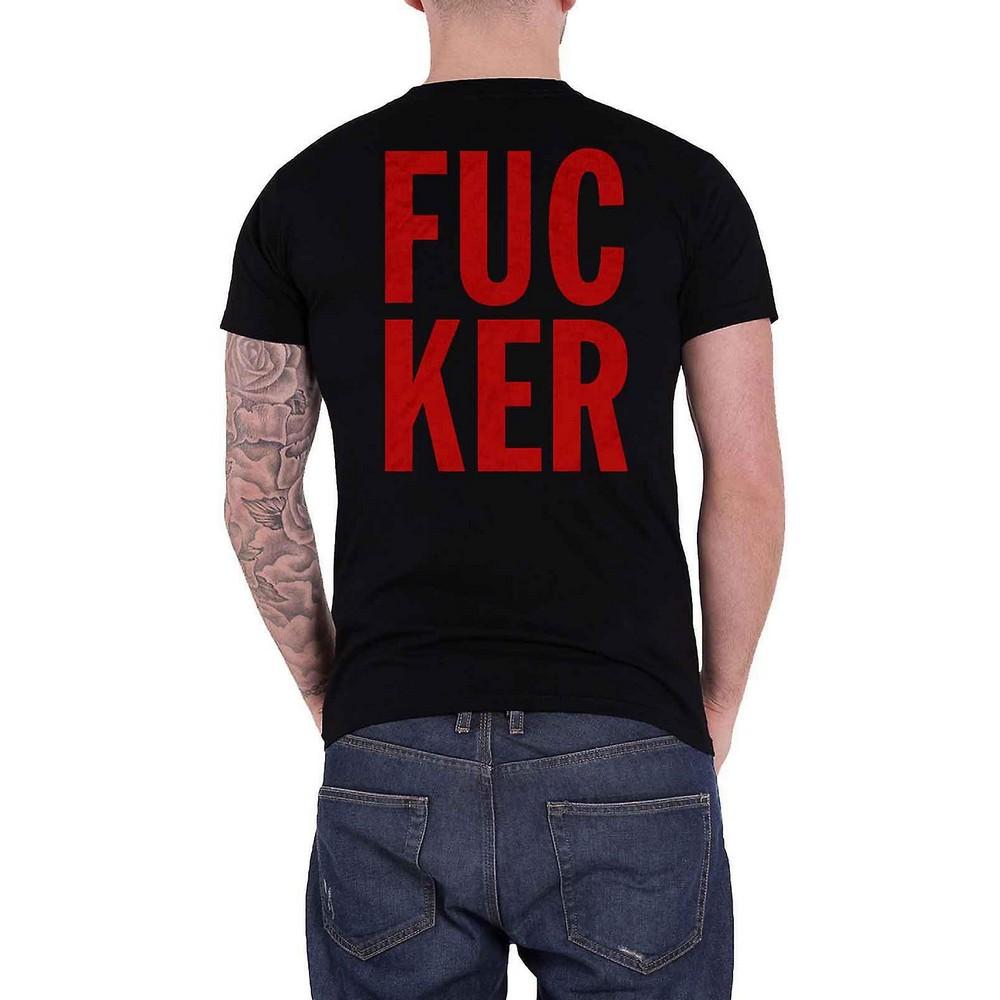 Faith No More Unisex Adult MF Stacked T-Shirt