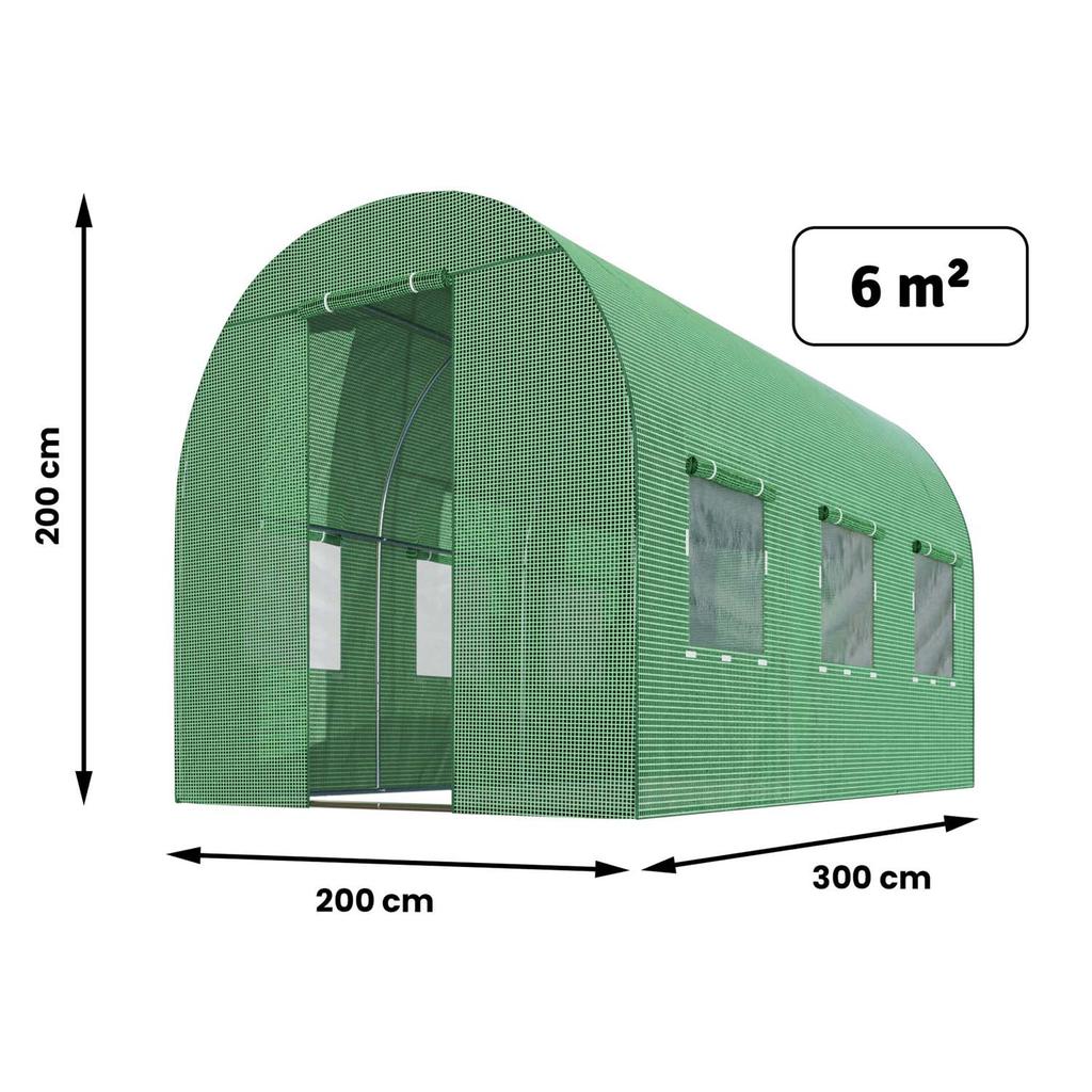 Tunel Ogrodowy 2X3M 6M2 Plonos
