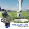 360 ° Golf Ball Line Marker Drawing Tool Precision Golf Marking Stencil Professional Balanced Ball Line Marks Tool For Golfers