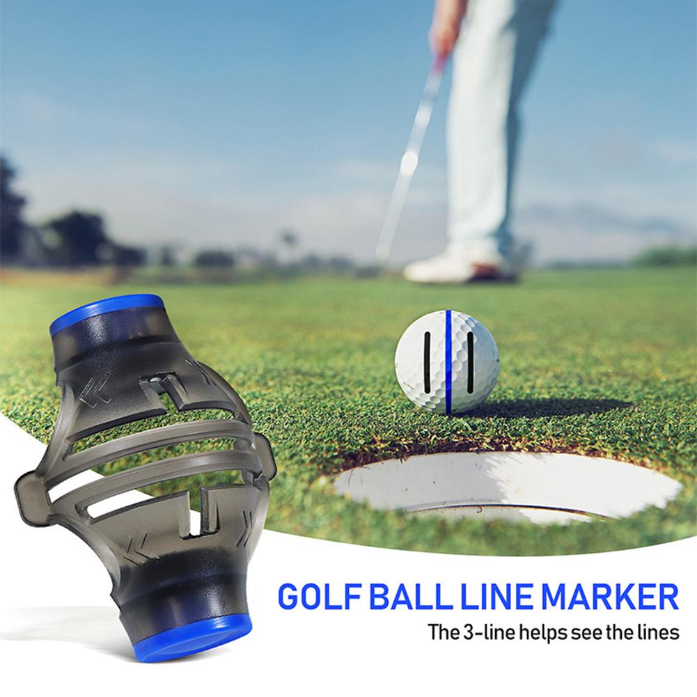 360 ° Golf Ball Line Marker Drawing Tool Precision Golf Marking Stencil Professional Balanced Ball Line Marks Tool For Golfers