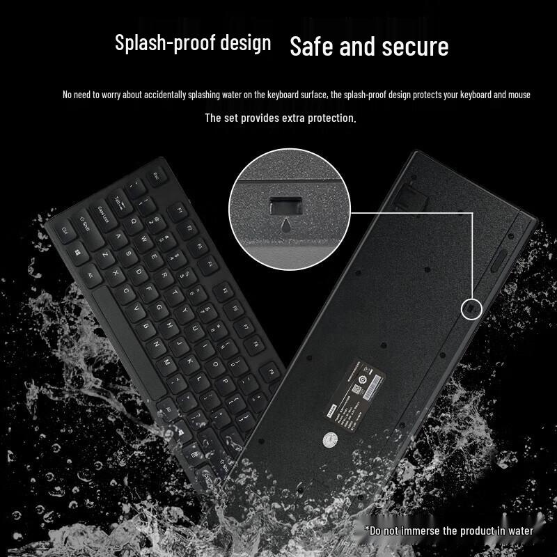 Lenovo KM200 Wired Keyboard and Mouse Set
