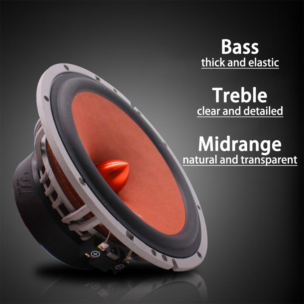 Car Set Of Speakers 6.5 Inch Car Audio HIFI Power Amplifier Car Front Door Speaker Bass Tweeter Midrange Subwoofer Speakers Kit
