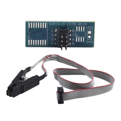 1 комплект CH341A SOP8 - DIP8 тестовый прожиг Cclip для адаптера микросхемы SOIC8 SOP8