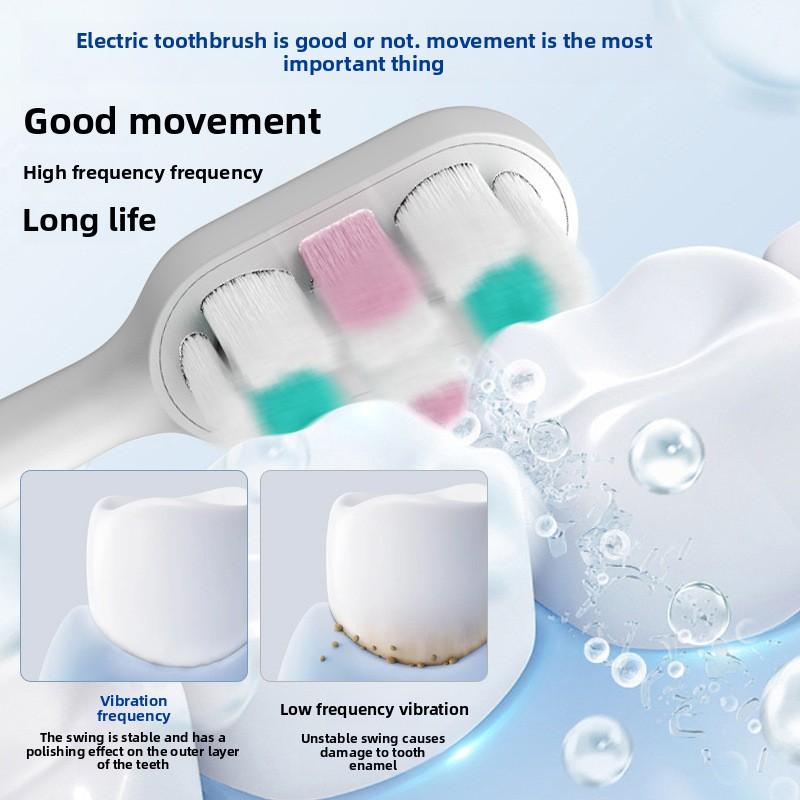 Электрическая зубная щетка с мягкой щетиной для взрослых, беспроводная зарядка, умная магнитная левитация, ультразвуковая электрическая зубная щетка, античувствительная зубная щетка