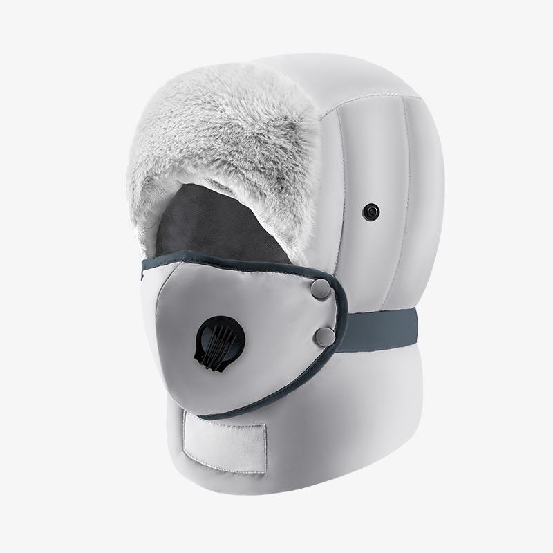 Winter Warm Waterproof Windproof Trooper Hat with Removable Mask Coldproof Skiing Caps