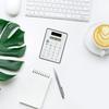 Миниатюрный солнечный калькулятор с 8-разрядным дисплеем и тихими клавишами Карманного размера для домашнего и офисного использования Легкий для переноски