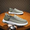 Мужские лоферы Дышащие парусиновые туфли из ледяного шелка Модные повседневные кроссовки Удобные слипоны Мягкие туфли для вождения Мужские теннисные туфли