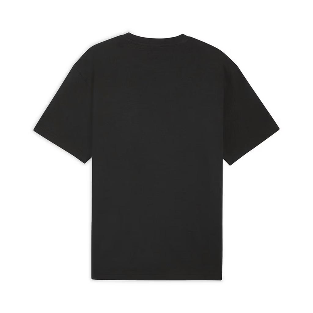 Puma Король Ретро Свободная Повседневная Футболка с Принтом и Коротким Рукавом Унисекс Топы 636821-01