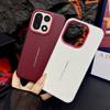Для OnePlus 15 15T 15S 1+15 1+15T 1+15S Чехол Роскошная Текстурированная Кожа Ультимативный Дизайн Красная Рамка Камеры Защитная Крышка