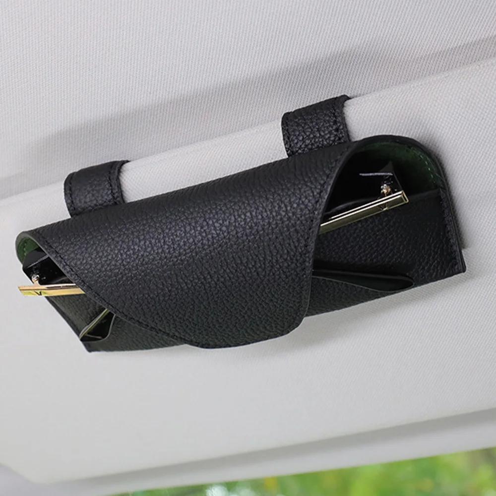 Universal Car Glasses Clip Car Sun Visor Storage Multi-Function Car Sunglasses Holder Sun Visor Card Storage Clip