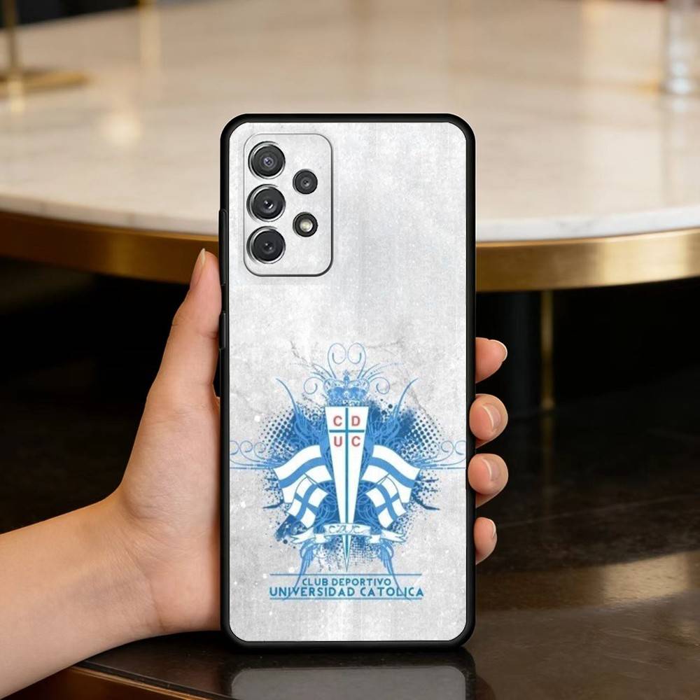 U-Universidad C-Catolica 1937 Soft Silicone Black Cover Phone Case For Samsung Galaxy A73,A72,A71,A70,A53,A52,A51
