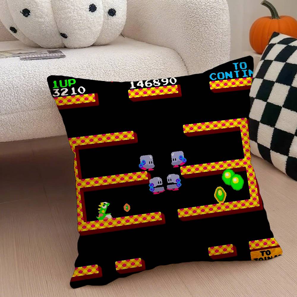 Игра-головоломка B-Bubbles Bobble Наволочка Наволочка против пылевых клещей Невидимая молния Шелковистый короткий плюш Чехол для диванной подушки