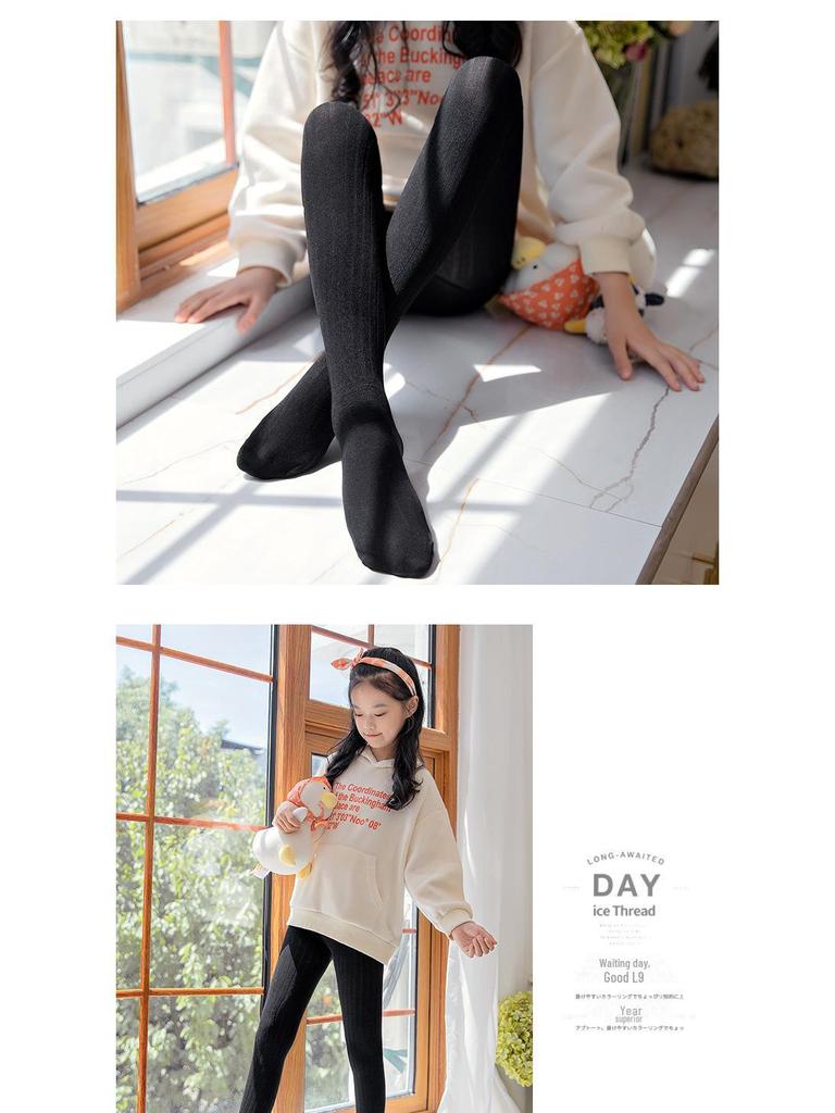 Spring & Autumn Cotton Striped Children's Dance Socks - No Pilling, High Elasticity, Durable Bottoming Socks