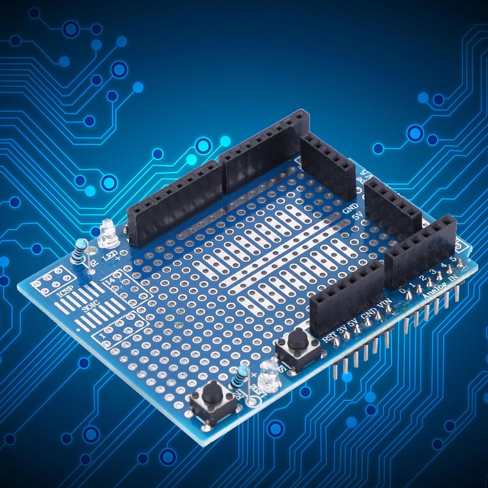 3 Pcs Prototype Expansion Board Compatible with R3 ProtoShield Fit for Arduino