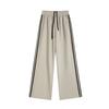 Sports Pants for Women Spring Autumn Sweatpants Side Striped Casual Pants High Waist Wide Leg Pants
