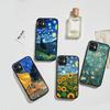 Художественный чехол для телефона Винсента Ван Гога Для iPhone 16e 16 15 14 13 12 11 Pro Max X XS Max Plus Матовый Прозрачный